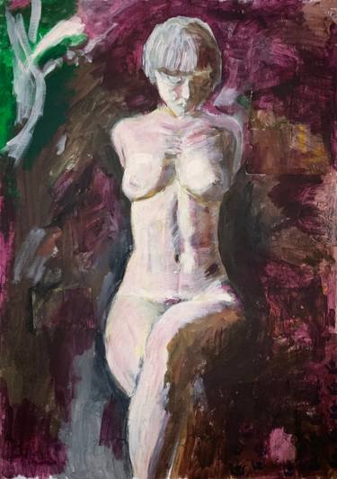 Original Abstract Expressionism Body Paintings by Domas Glatkauskas
