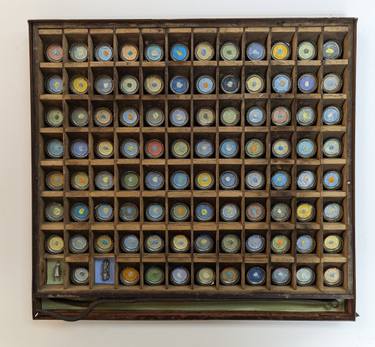 Original Conceptual Geometric Sculpture by Hugh Dewitte