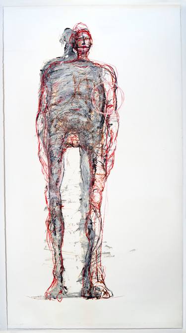 Original Figurative Abstract Drawings by Martin Ledyard