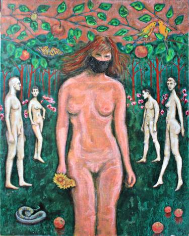 Original Algorithmic Erotic Paintings by Виктор Овсянников
