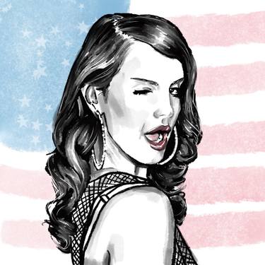 Original Contemporary Pop Culture/Celebrity Printmaking by Svetlana Pelin