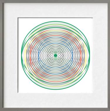 Original Minimalism Abstract Mixed Media by Hans Karl Zeisel