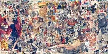 Original Pop Art Cinema Collage by Marco Innocenti