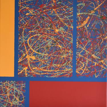Original Abstract Expressionism Abstract Painting by Mr Effegi