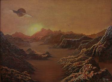 Print of Documentary Outer Space Paintings by Halina Horava