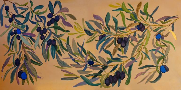 Original Abstract Expressionism Tree Paintings by Viktoriya Filipchenko