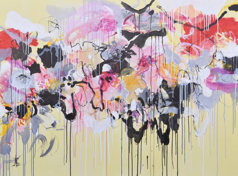 Print of Abstract Expressionism Abstract Paintings by Misako Chida