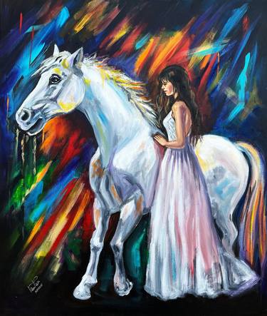 Original Figurative Animal Painting by Vanni Pule