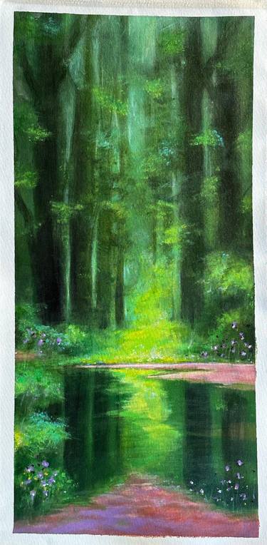 Original Abstract Expressionism Nature Painting by Karthik Prabhu