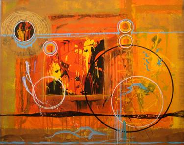 Original Abstract Expressionism Abstract Painting by John Leininger
