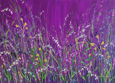 Original Abstract Garden Paintings by Eun-Hye Seo