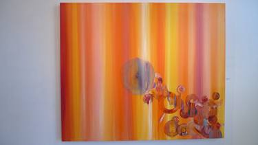 Original Fine Art Abstract Painting by Alex Castello