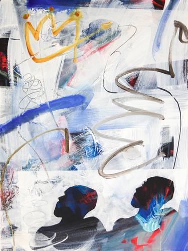 Original Abstract Expressionism Abstract Paintings by Hyeran Lee