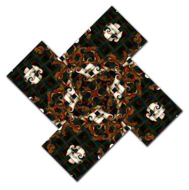 Original Art Deco Abstract Printmaking by Christopher Noble