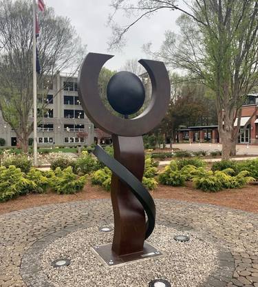 Original Art Deco Abstract Sculpture by Eugene Perry
