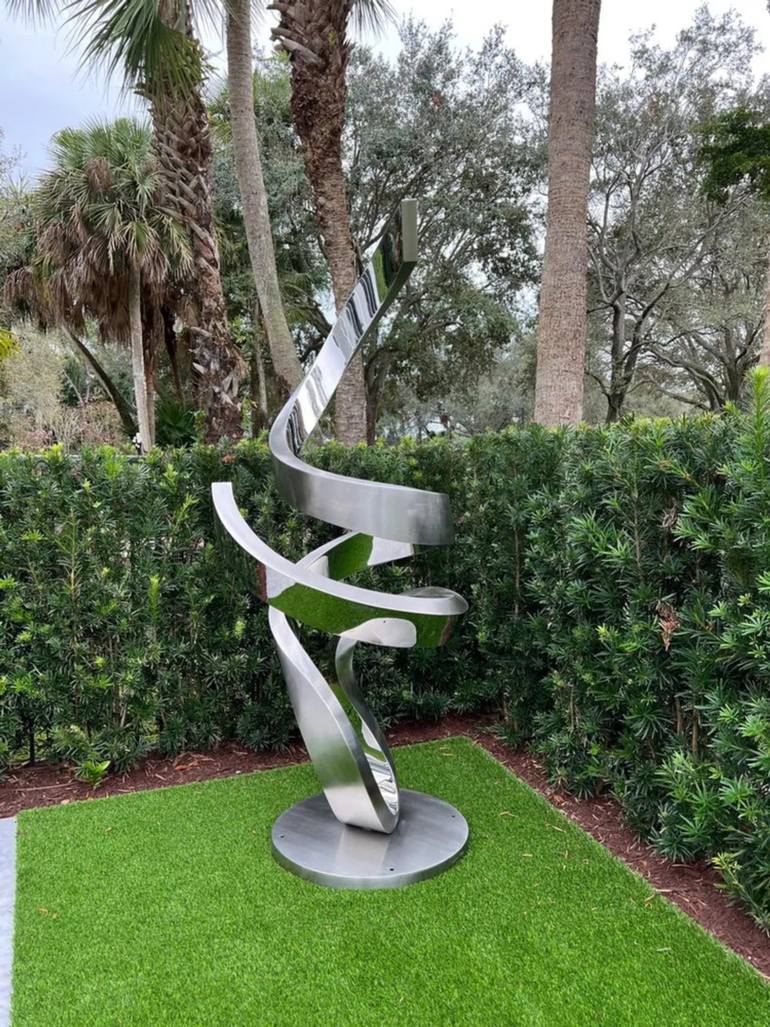 Original Art Deco Abstract Sculpture by Eugene Perry