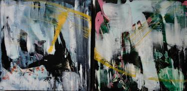 Original Abstract Expressionism Abstract Paintings by Michelle Hold