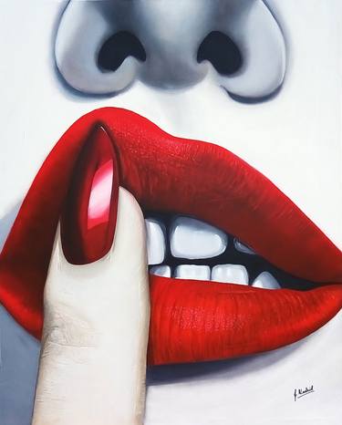 Original Figurative Erotic Painting by José María Madrid Sanz
