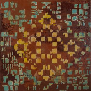 Original Algorithmic Abstract Paintings by Katarzyna Sienkiewicz