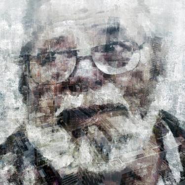 Original Conceptual Portrait Mixed Media by Brut Carniollus