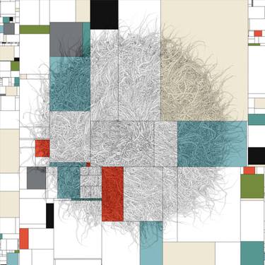 Original Conceptual Abstract Printmaking by Brut Carniollus