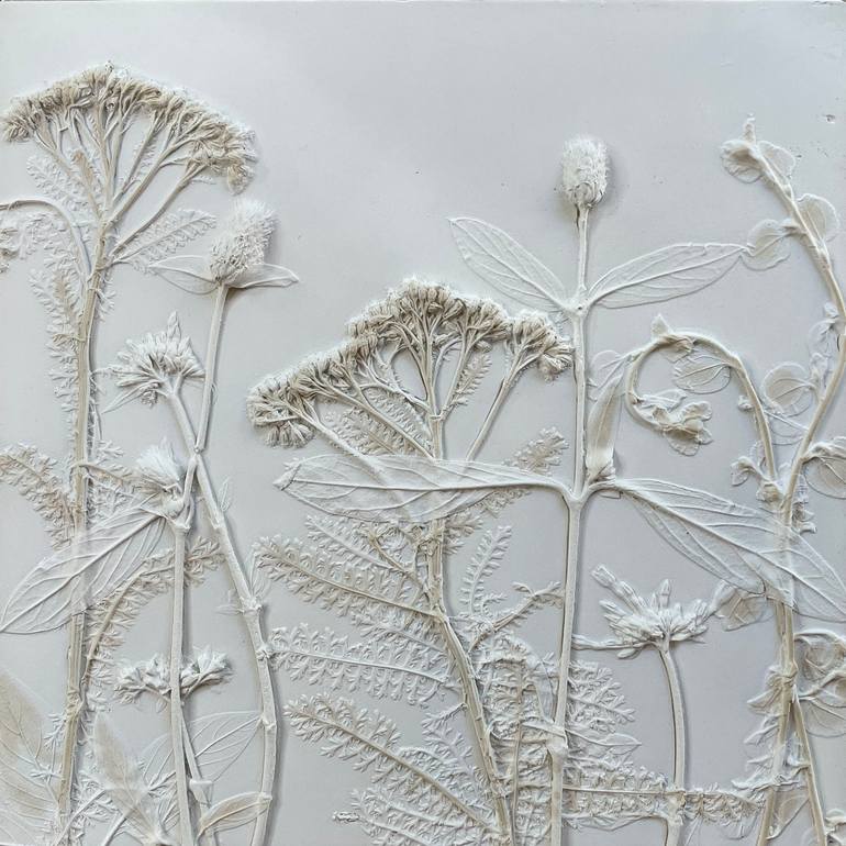 Original Fine Art Floral Sculpture by Ruth Welter
