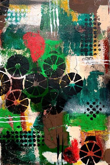 Original Abstract Expressionism Abstract Painting by Audrey Beharie-Mcgee