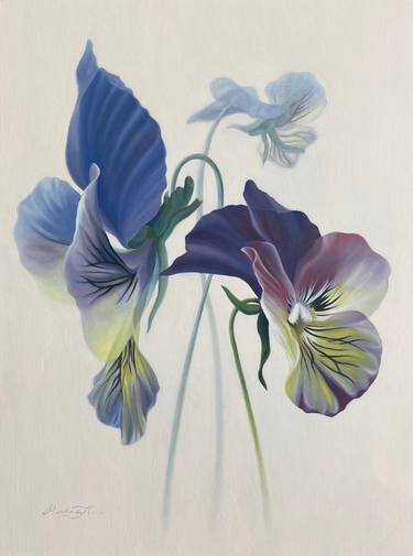 Original Fine Art Floral Paintings by Monika Jauniūtė