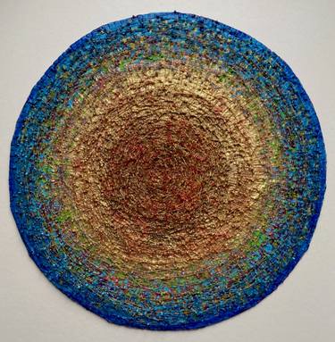 Original Abstract Expressionism Abstract Mixed Media by Ritva Georgiades