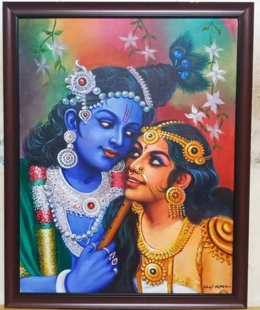 Original Realism Classical mythology Painting by Shaji Vasan