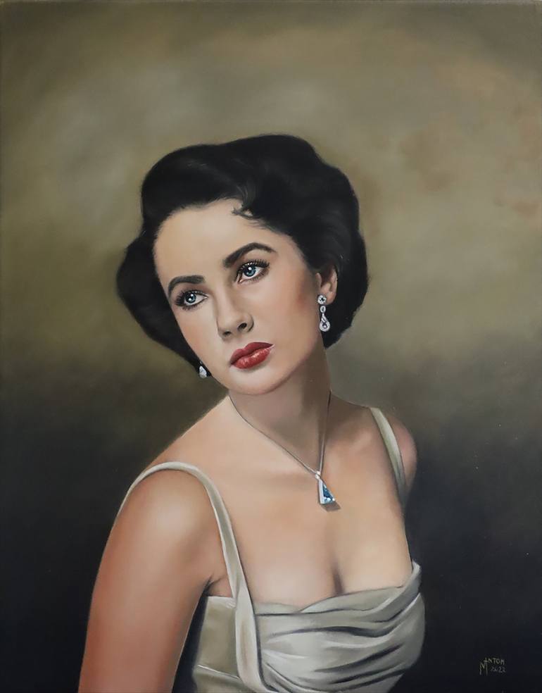Elizabeth Taylor Portrait Elizabeth Taylor Paramount Studios