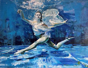 Original Figurative Water Painting by Marco Ortolan