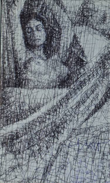 Original Figurative Nude Drawings by Marco Ortolan