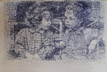 Original Figurative Kids Drawings by Marco Ortolan
