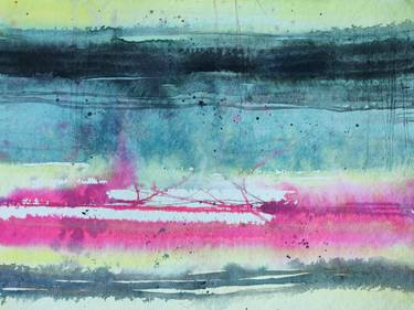 Original Abstract Expressionism Abstract Painting by Mansi Saxena
