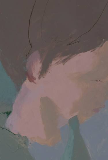 Original Portraiture Abstract Painting by Katherine Masters