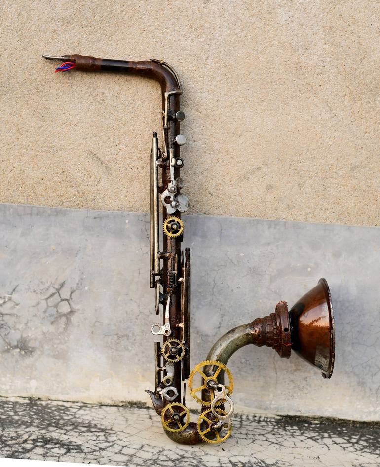 Original Contemporary Music Sculpture by Tamal Das