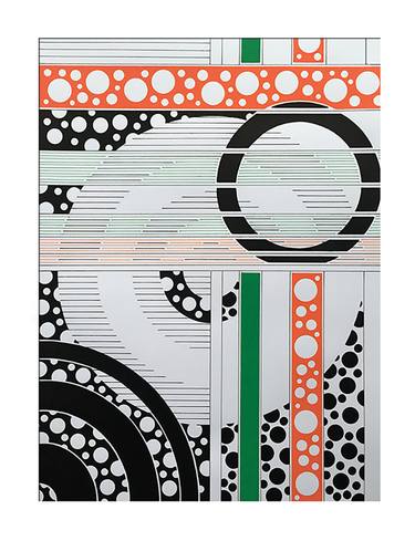 Original Modern Abstract Drawing by Arwin Kortleever
