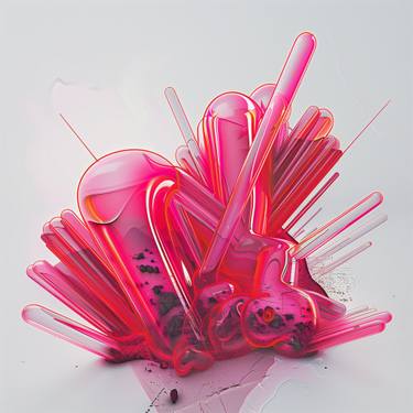 Original Algorithmic Graffiti Digital by Deniz Kozakiewicz