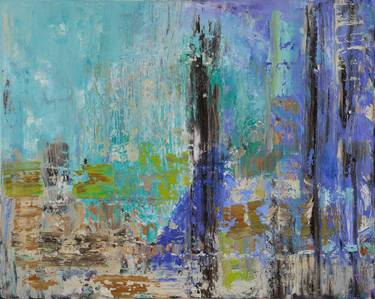 Original Abstract Water Paintings by Norma Trimborn