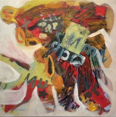Original Abstract Expressionism Fantasy Paintings by Norma Trimborn