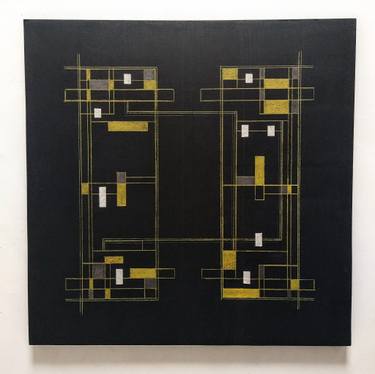Original Abstract Geometric Drawing by Daniel Ventura