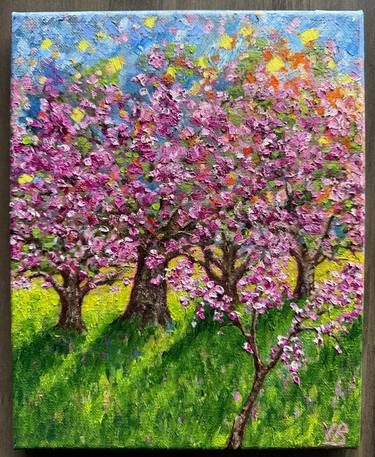 Original Impressionism Landscape Painting by Victoria Bogdan