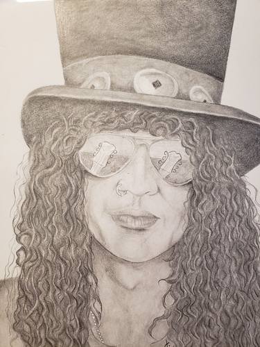 Original Fine Art People Drawing by Jeanne Larson