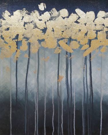 Print of Abstract Tree Paintings by Amelchenko  Alexandra Asart