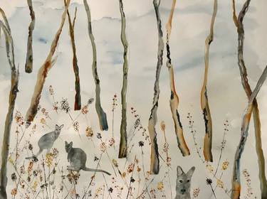 Original Abstract Nature Paintings by Lyn Graham