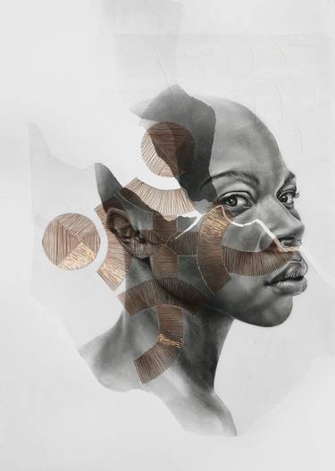 Original Figurative People Mixed Media by Mariana San Martin