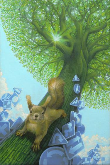 Original Conceptual Animal Painting by Sithorn Timtatong