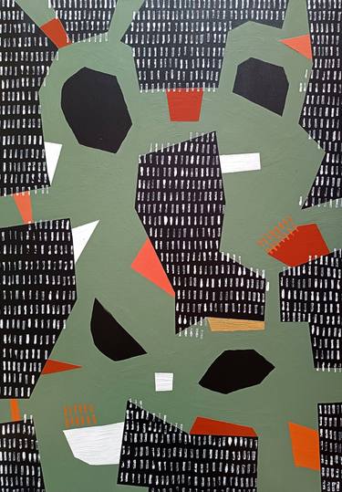 Original Street Art Abstract Painting by Marcin Waska