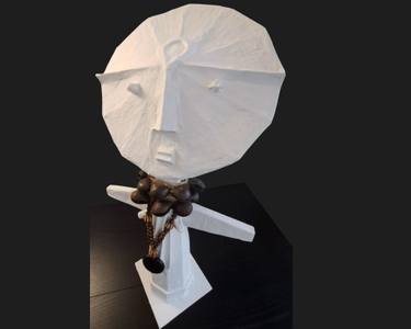 Original Contemporary Classical Mythology Sculpture by Innocent Twagirumukiza